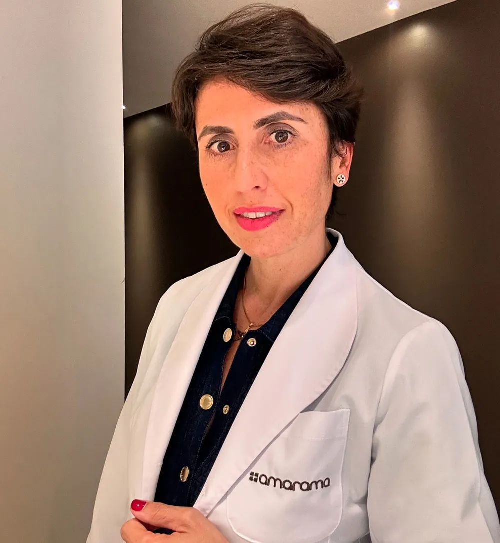 Cristina Coma, fundadora de la marca, en su centro amarama de Barcelona