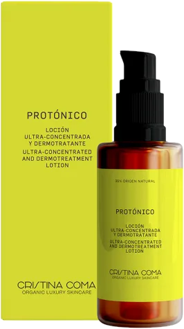 Protónico de Cristina Coma, bote y estuche